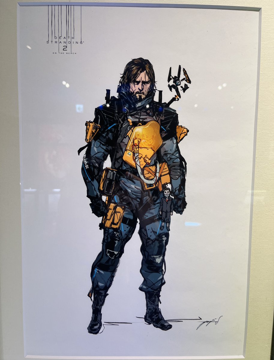 Genki_JPN's tweet image. Death Stranding 2 character artwork by Yoji Shinkawa! 🔥