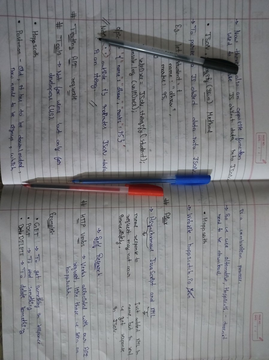 Dhruvofficials's tweet image. Day 51 🚀
Continued JS Part 12 and went deeper into how frontend talks to backend 🌐
Learned about:
• API testing tools
• AJAX &amp;amp; async requests
• HTTP verbs (GET, POST, PUT, DELETE)
• Status codes
• Passing data via URLs

#JavaScript #APIs #WebDev #100DaysOfCode #Coding
