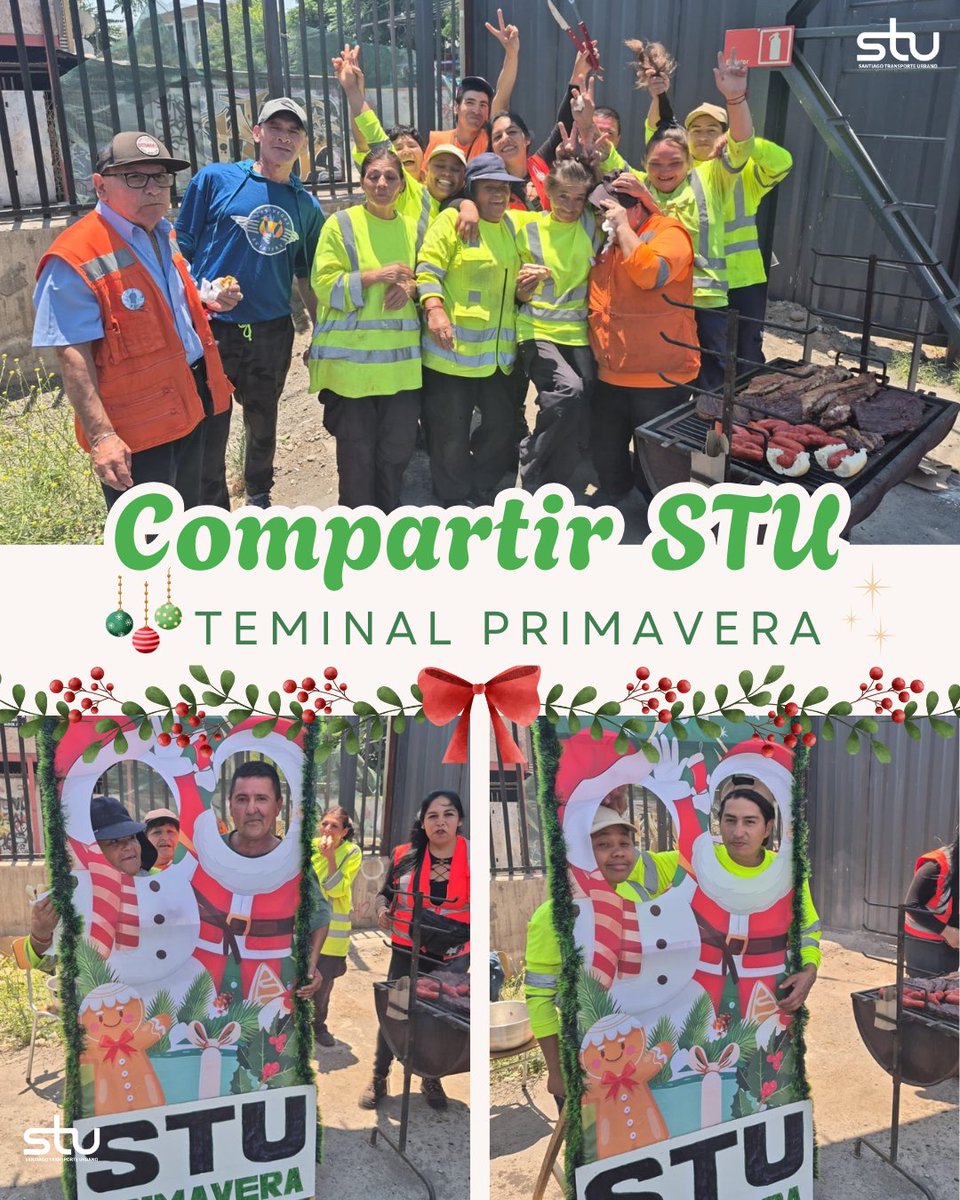 ✨ Así fue el compartir STU – Terminal Primavera ✨

En STU Terminal Primavera seguimos creando espacios que unen y fortalecen nuestros lazos. todas y todos.

💛 Gracias por ser parte de STU.

#STU #electromovilidad #busesred #buseselectricos #redmovilidad