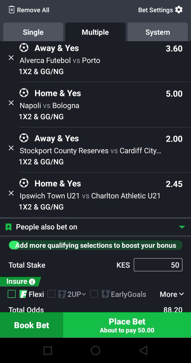Colourfester's tweet image. #Sportybet 

41WX5X

Just 4 Games

88+ ODDS

@MaxonAiro
@joemiano30
@aime_mwizaa