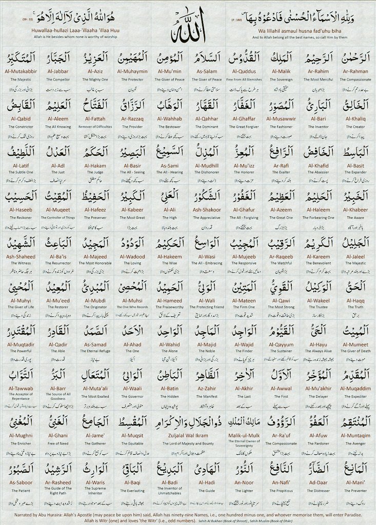 AsmaviaChaudhry's tweet image. اللہ تعالی کے 99 نام اُس تک پہنچنے کے 99 راستے، اور اُس سے محبت کرنے کی 99 وجوہات۔