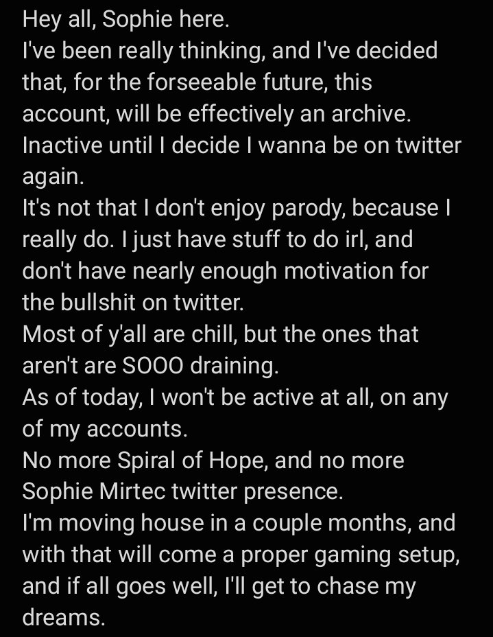 𝔖𝔭𝔦𝔯𝔞𝔩 𝔬𝔣 ℌ𝔬𝔭𝔢 (yeah no im gone) tweet media