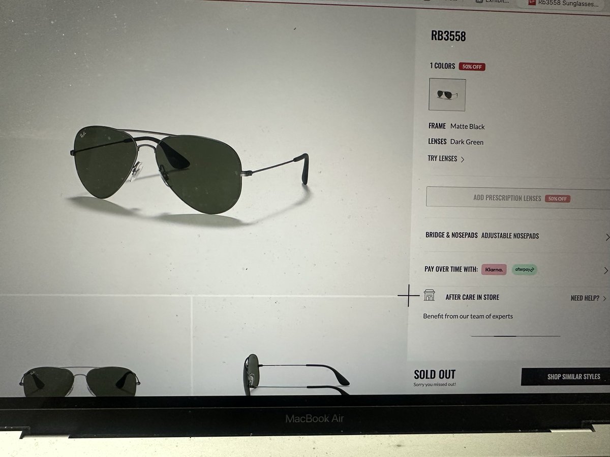 scarboroking's tweet photo. @ray_ban I want to order RB3558. Its currently “sold out” on your website. How to get it ? Its sold at 101.50$ Canadian. Please help. https://t.co/Hswn50jQVy