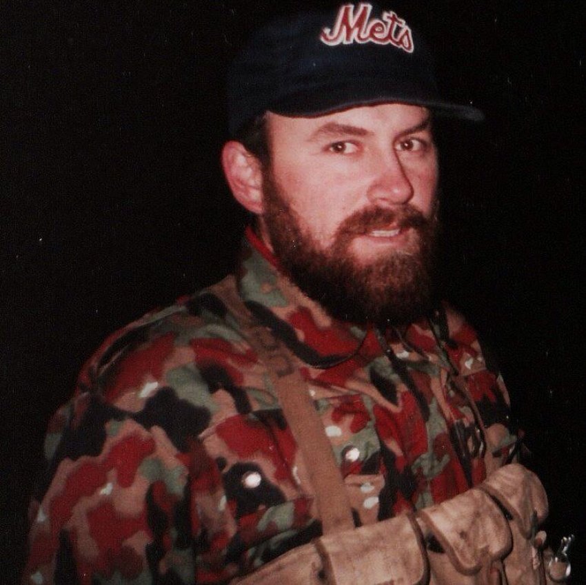 Ekola98's tweet image. Neo-chetniks would have you believe that the guy on the left, Muje Krasniqi, was the founder of a radical extremist Islamic terrorist group, and that people like Timur Khan on the right were saviors of white Christian Europe.