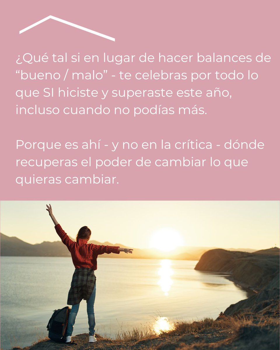 ¿Sos de hacer balances? Ojo con quedarte solo con una parte y olvidar... celebrarte! 🤗🩷🪷