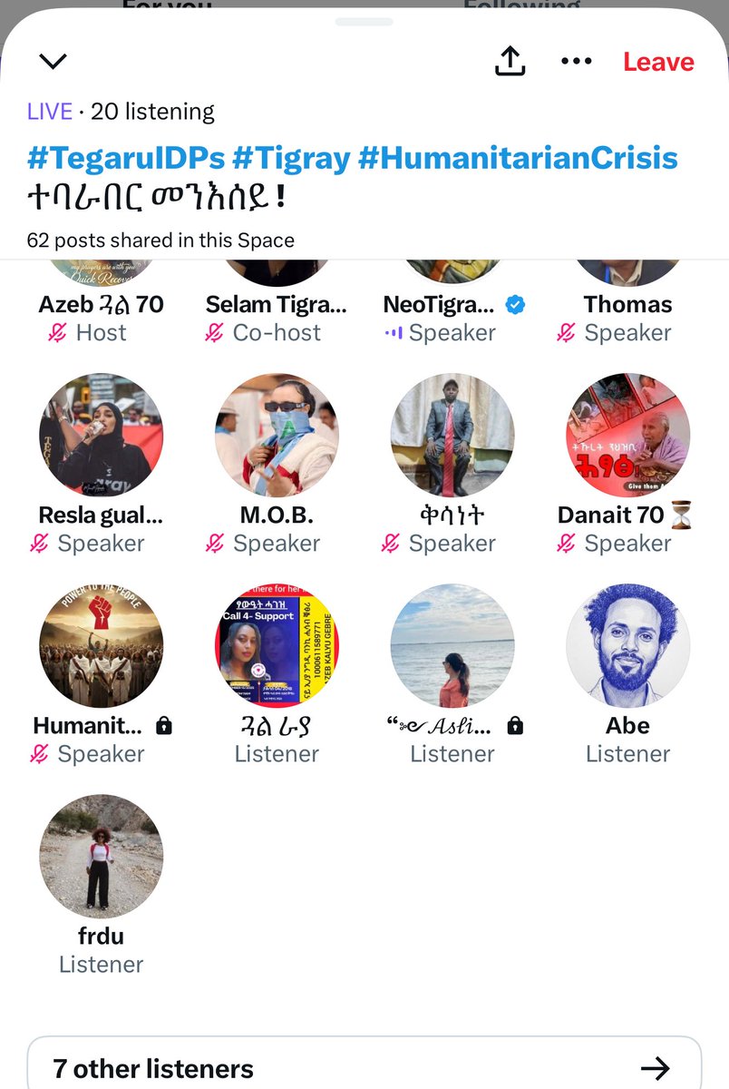 initich_k's tweet image. ደቂ መርገም ሑሕ ድቂ ዋጦት ድቂ ብጣሽ ሉቃም ደቂ ሰረቅቲ:: ልበይ ሓሚመ እየ ኢለ ክሰርቅ እየ ኢና ክነሳርቀኪ ኢሎም ብማሕበር ሓሲቦም ካብ እንዳማዳም 24 ስዓታት ስፔስ ብሎክ ንግበሮም ተባሂሉለይ::

እናማ ድጅታል ኣምላኾም ተኣኻኺቦም ብሎክ ኢሎምናስያ…