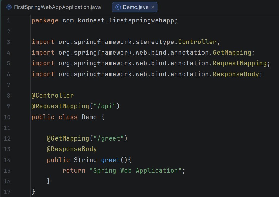 zapton_dev's tweet image. Day 5 of learning:
Learnt about Spring Boot MVC and built a simple Spring web application using two dependencies: Spring Web and Spring Boot DevTools. 
#SpringBoot #java #buildinpublic