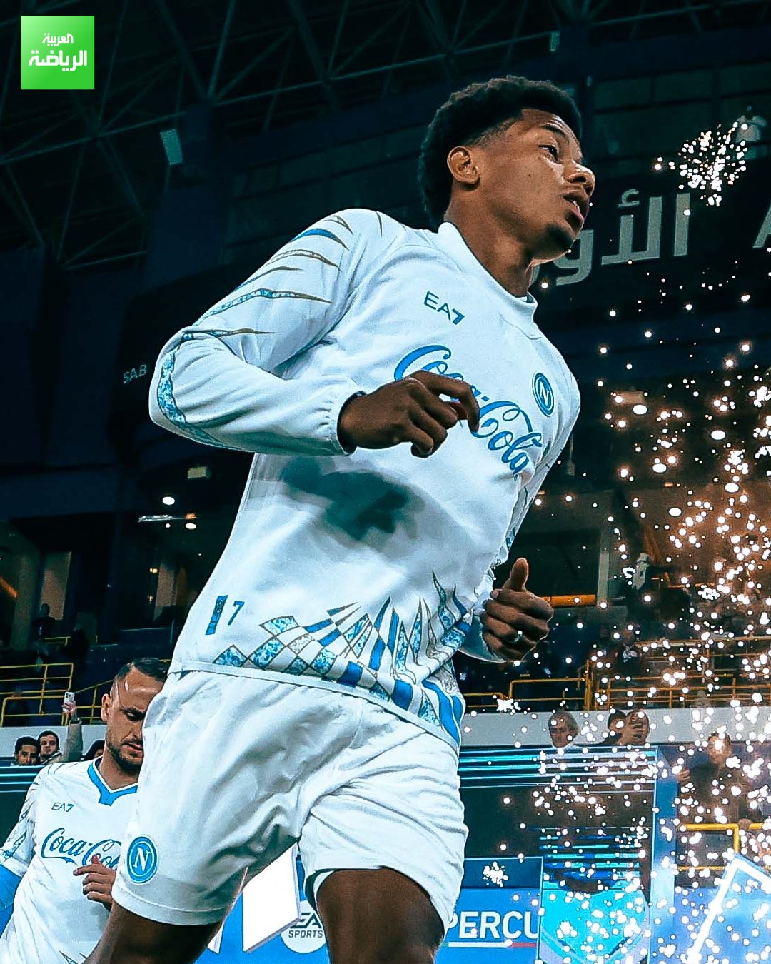 عمليات إحماء نابولي وبولونيا قبل نهائي كأس السوبر الإيطالي 