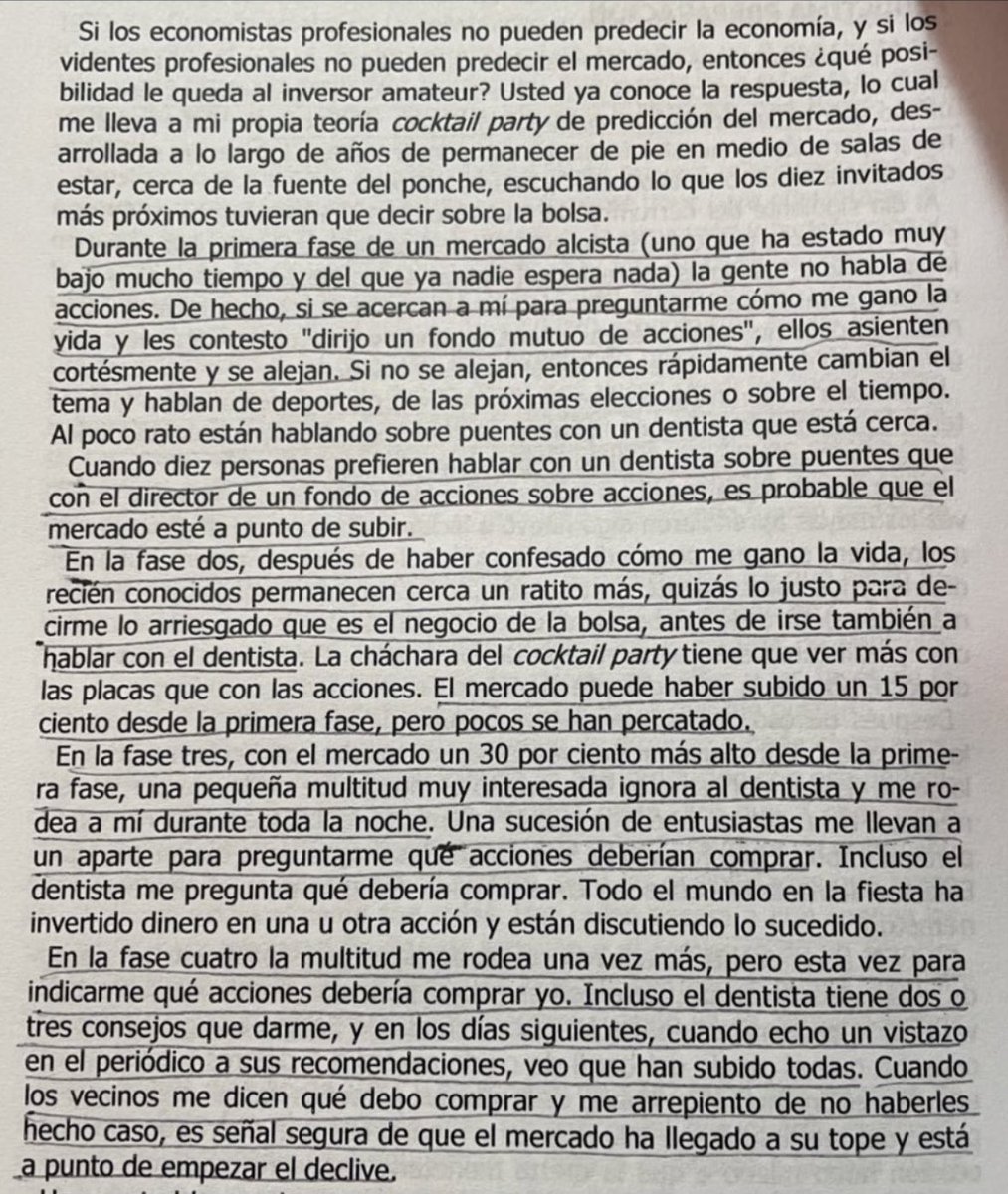 AlanRiedmaier's tweet image. Peter Lynch, 1989. Top mejores fragmentos que leí. A veces sirve recordarlo.
