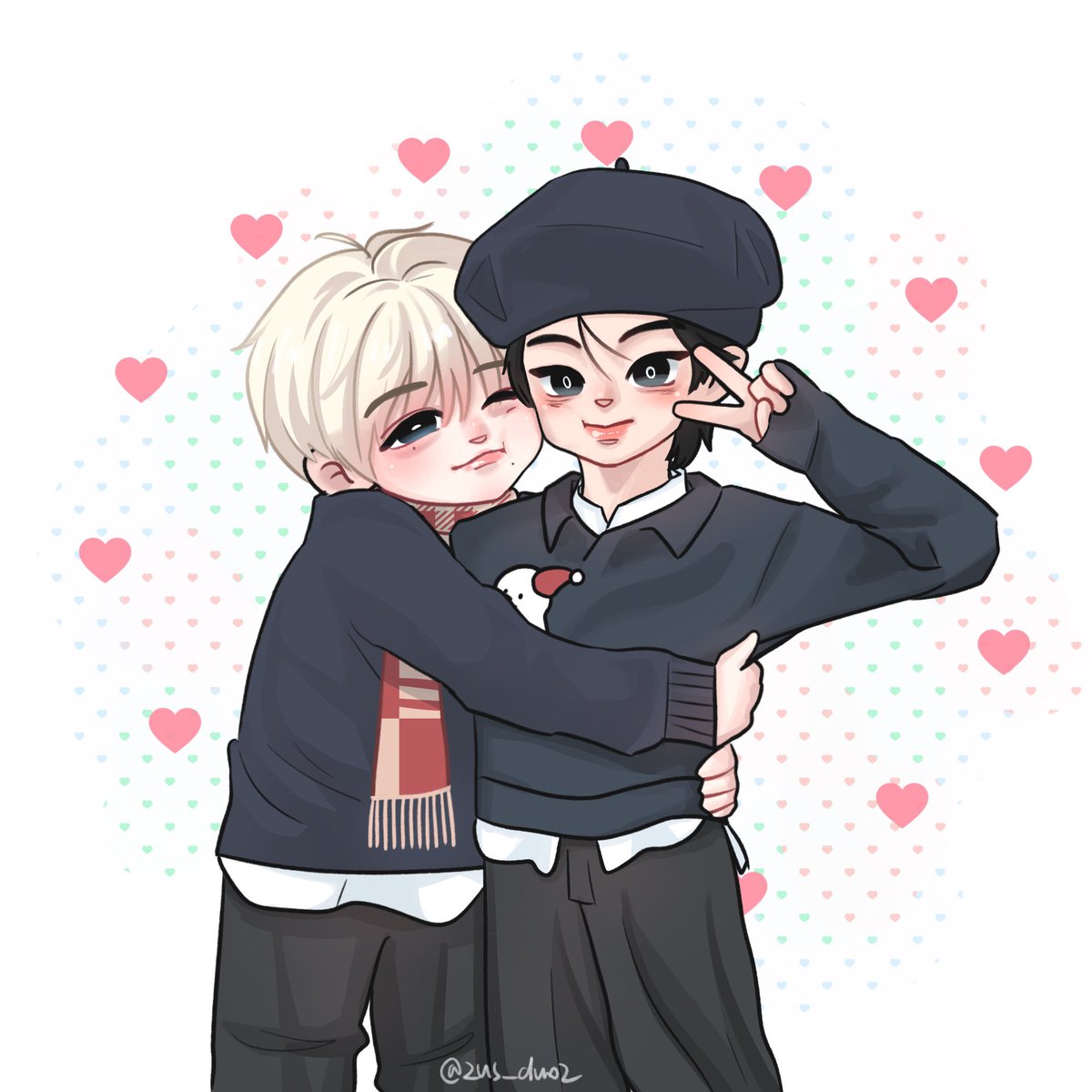 2us_duo2's tweet photo. 🥰

#햎도 #훈훈즈 https://t.co/aQEanJ3Ckq