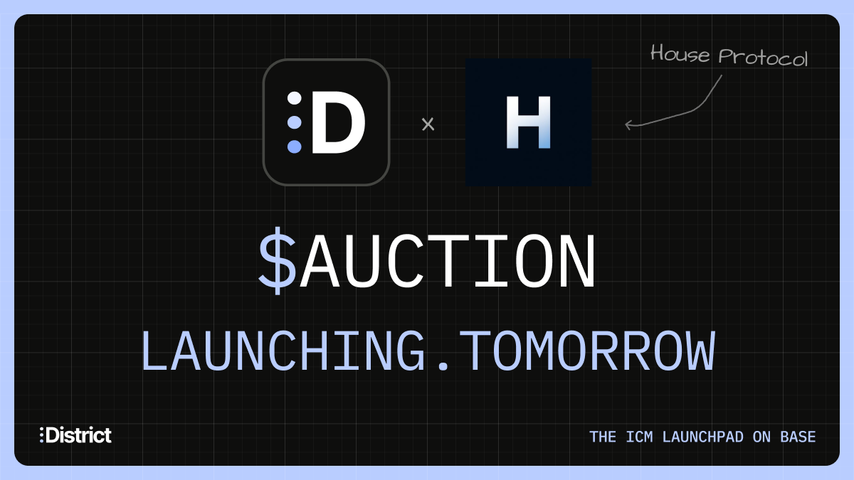 Built by <a href="/latenightonbase/">Bill- Late Night on Base</a>, <a href="/houseproto/">House Protocol</a> is creating the “onchain eBay” to reinvent the attention economy for creators

The $AUCTION presale goes live tomorrow, 12/23 at 8pm ET / 5pm PT