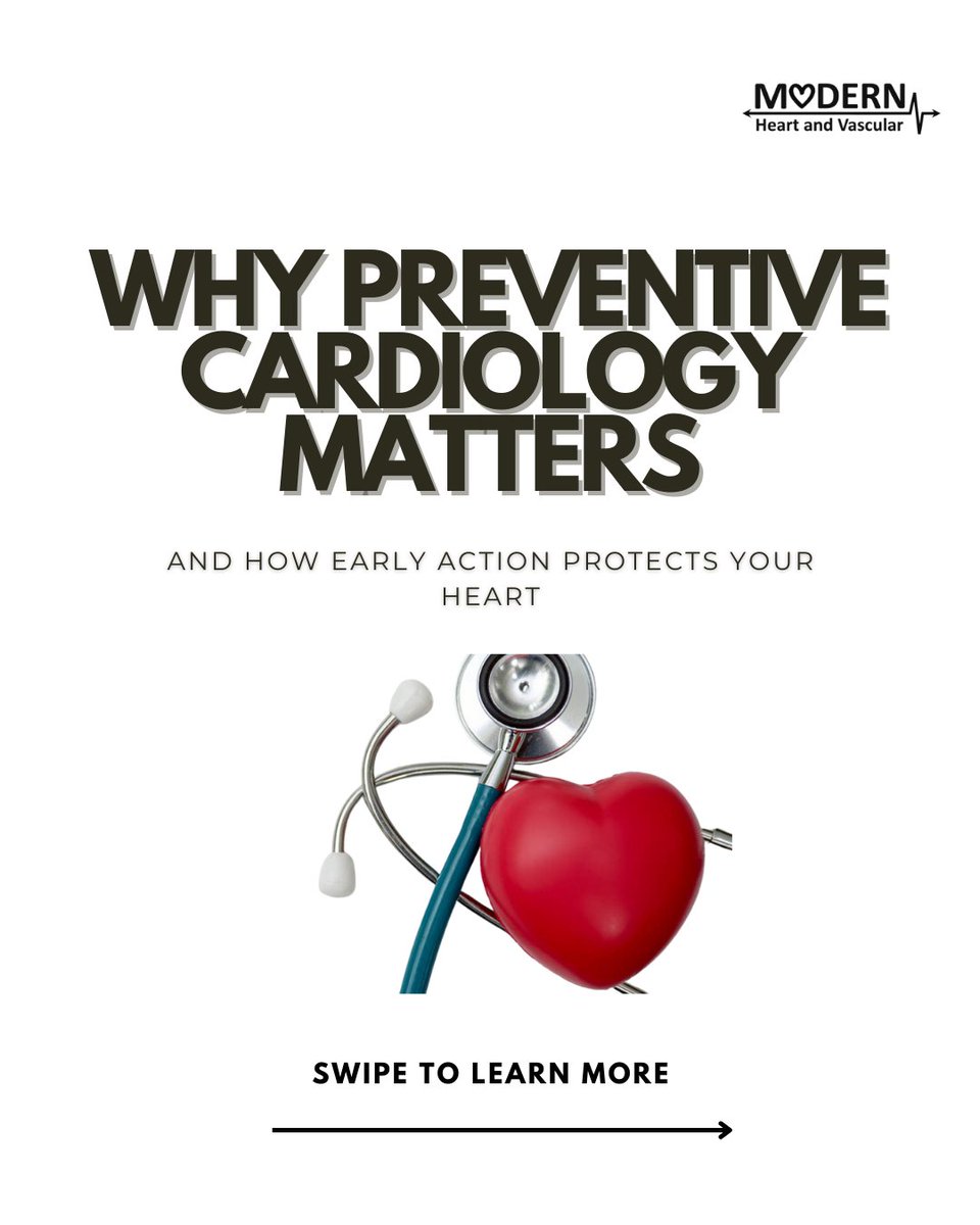 ModernHVI's tweet photo. Preventive cardiology is about more than treating disease, it’s about protecting your future. 

At Modern Heart &amp; Vascular, our cardiac consultations focus on early detection, personalized care, and long-term heart health.

📍 Schedule your cardiac consultation today https://t.co/DqEjfDT87k