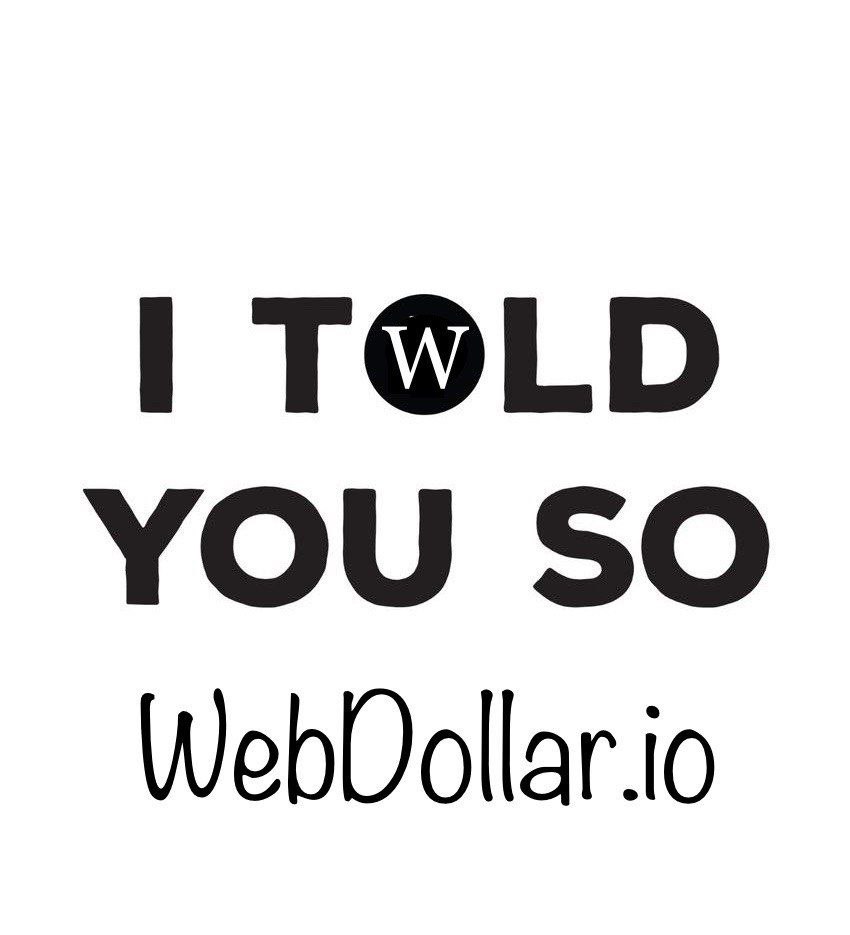 WebDollar tweet media