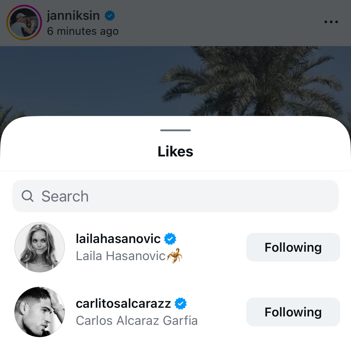not girlfriend AND boyfriend in the likes within six minutes…