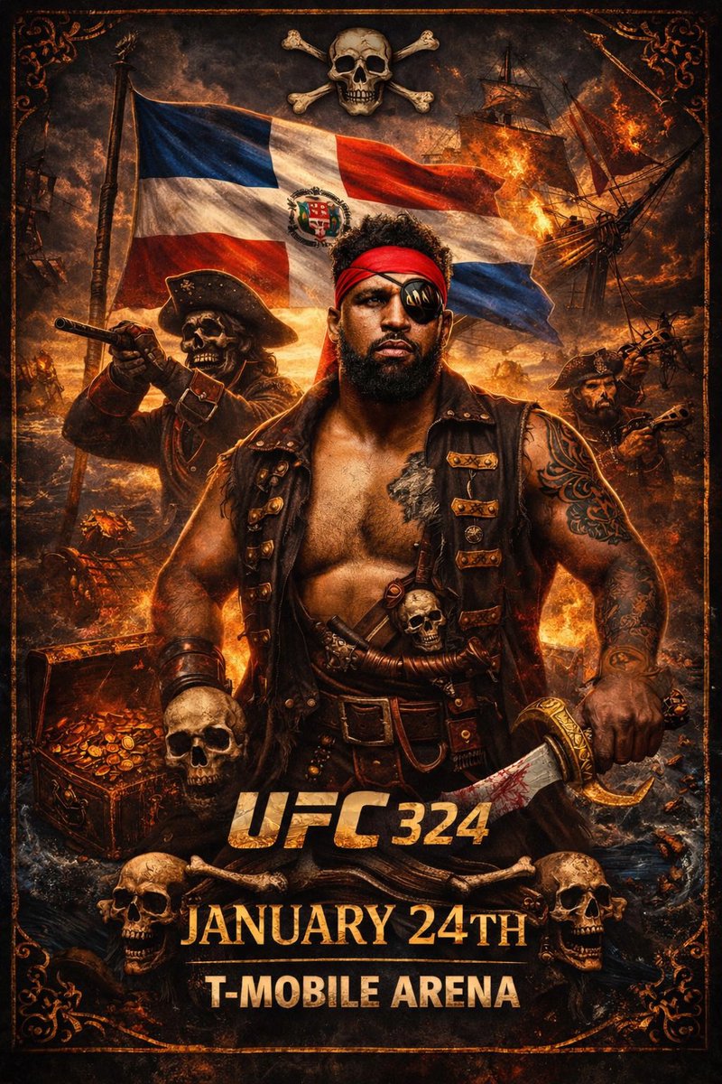 WaldoCortesUFC's tweet image. 1️⃣ month 🏴‍☠️ ⚔️pirate crew taking over Las Vegas ⚔️🏴‍☠️🇩🇴🇩🇴🇩🇴 @ufc @UFCEspanol
