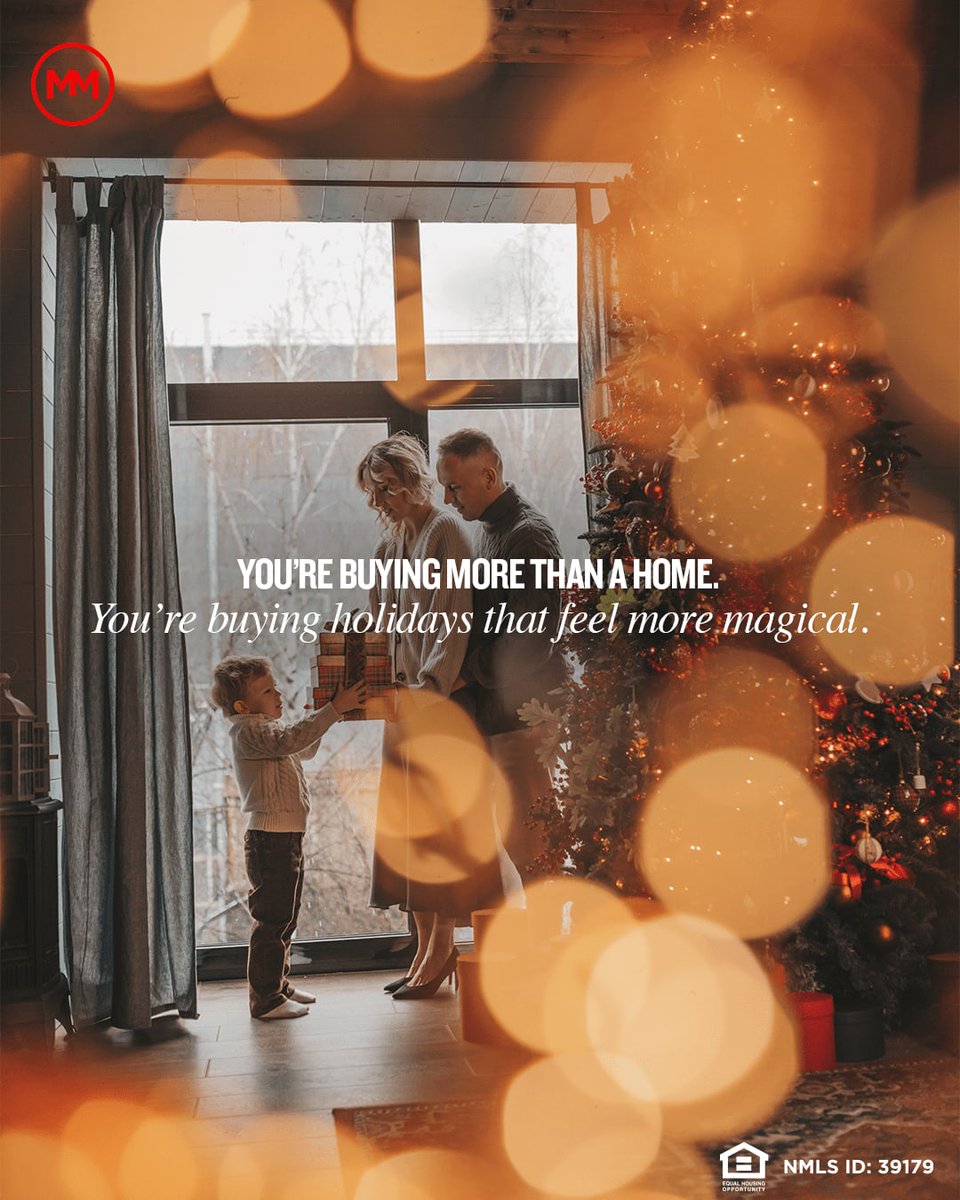 TonyCroft's tweet image. Buy the house. Build the memories.

#movementmortgage #holidays #homebuyer #homeowner