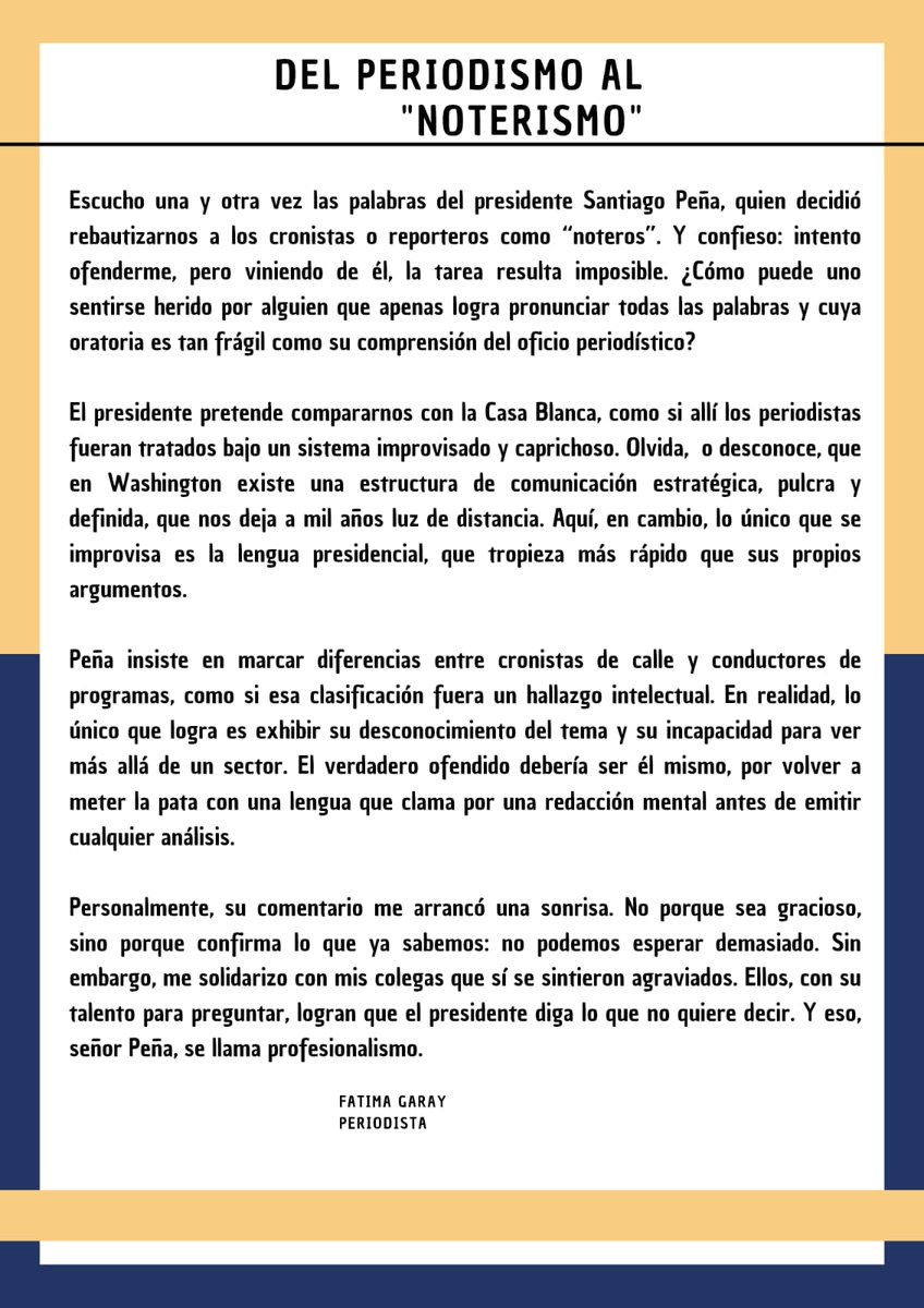 Fátima Garay (@fatimagaray) on Twitter photo 