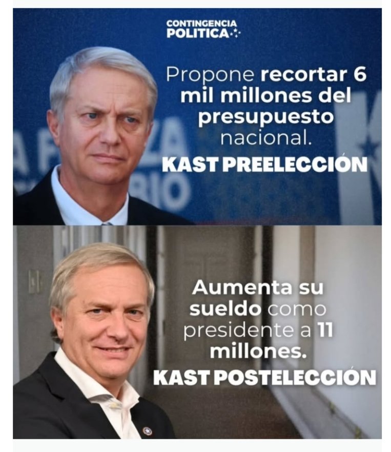 Parece que la supuesta austeridad de Kast también "Depende"