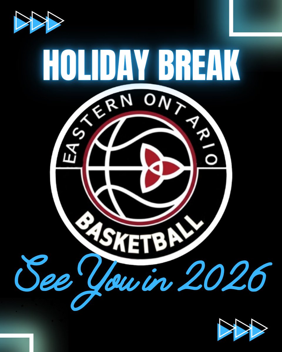 Wishing all our EOBA players and families a safe and restful holiday break. 2nd half schedules for U10-14 and HS boys schedules will be released before January 5th. See you in 2026!