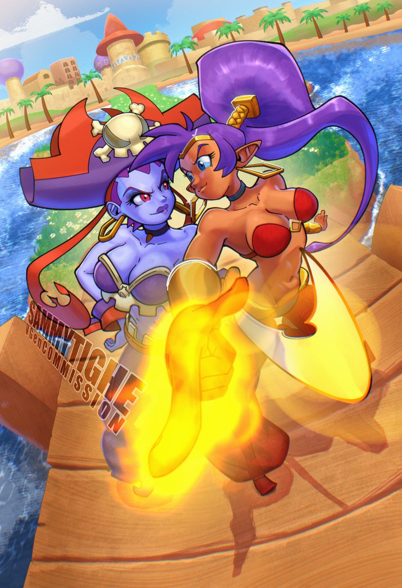 TigheSammy's tweet image. Shantae &amp;amp; Risky Boots 🏴‍☠️