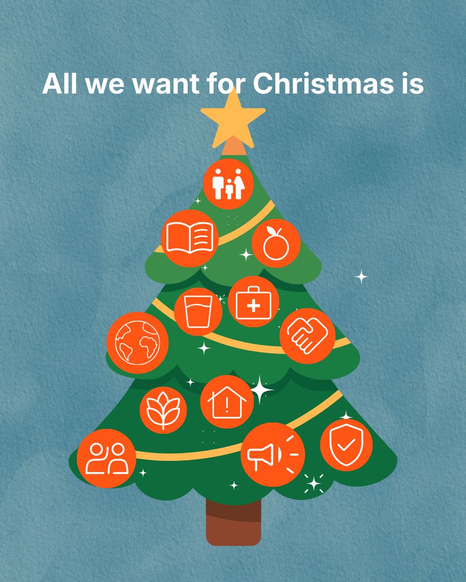 WorldVision's tweet image. All we want for Christmas is ... life in all its fullness for every child:
🎁 a loving family
🎁 education
🎁 nutrition
🎁 clean water
🎁 health care
🎁 a healthy planet
🎁 peace
🎁 food security
🎁 support in emergencies
🎁 gender equality
🎁 participation
🎁 protection