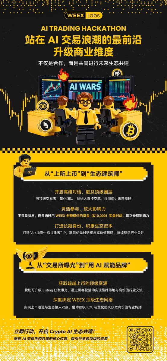 PLuto_Miss's tweet image. AI 交易黑客松冠军直接送宾利？

今天看到了 WEEX —— @WeexCn 这个 全球 AI 交易黑客松我觉得这对于做量化的人简直就是一个专门的展示+吸粉的机会啊

如果你在做量化或 AI 策略，这场 WEEX 黑客松绝对别错过了，这次采用的是实盘交易 + 公开排名 + 线下决赛 ，总奖池 88 万美元，丰厚奖励虚位以待。…