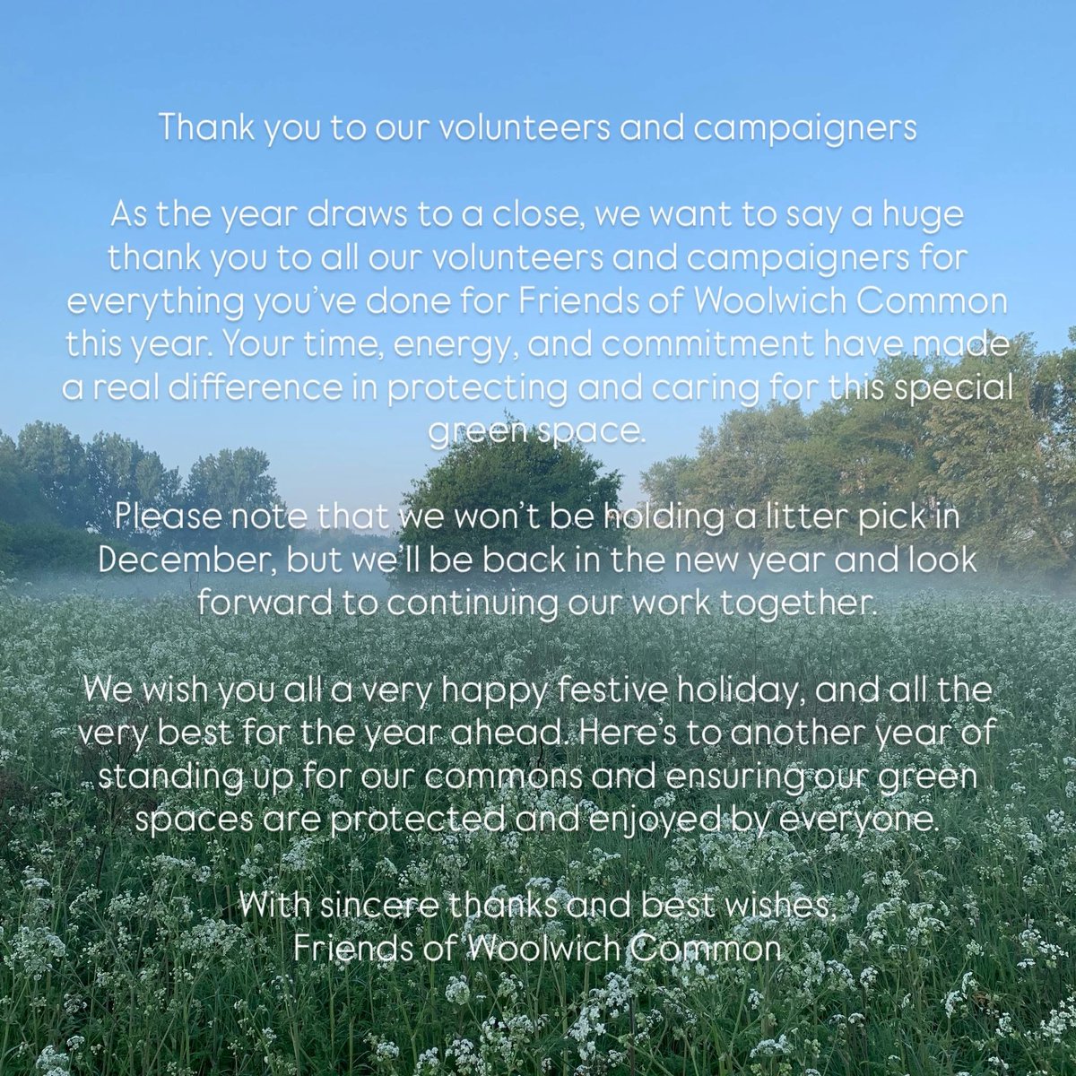 Friends of Woolwich Common tweet media