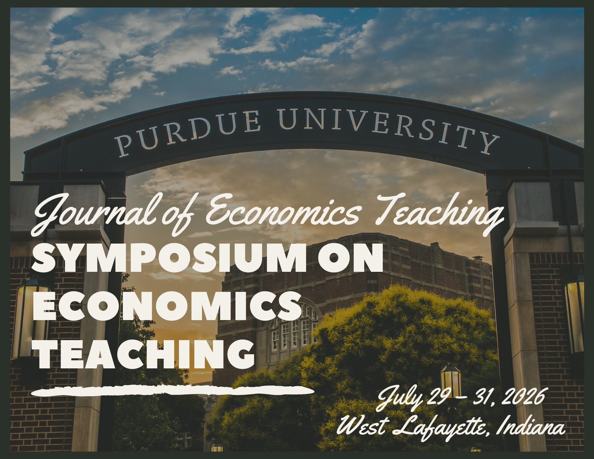 Journal of Economics Teaching tweet media