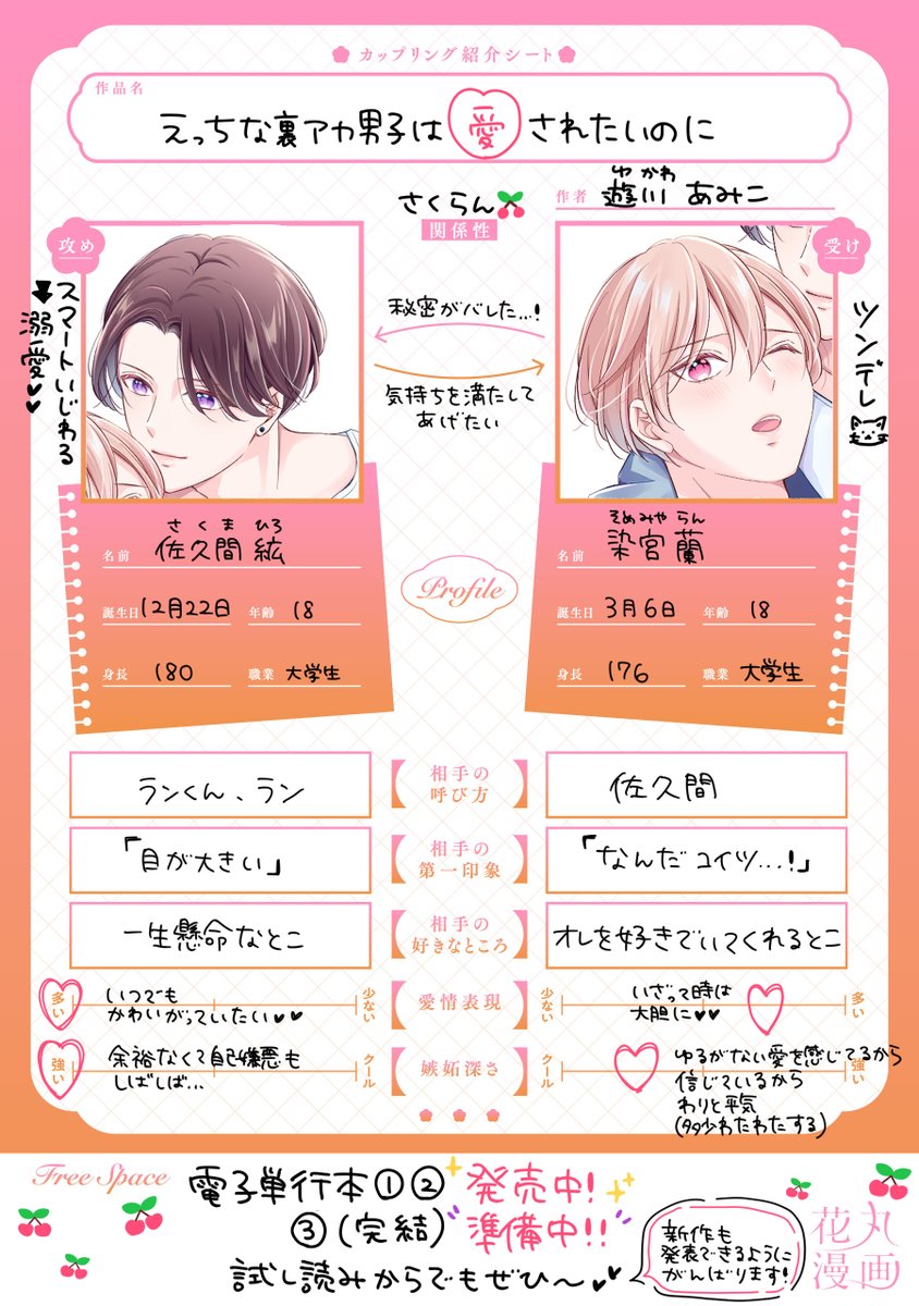 すべりこみ！！！
今日は佐久間の誕生日でした🎂
めでたい～～🎉🎉

ふたりの情報はこちらを𝓒𝓗𝓔𝓒𝓚🍒