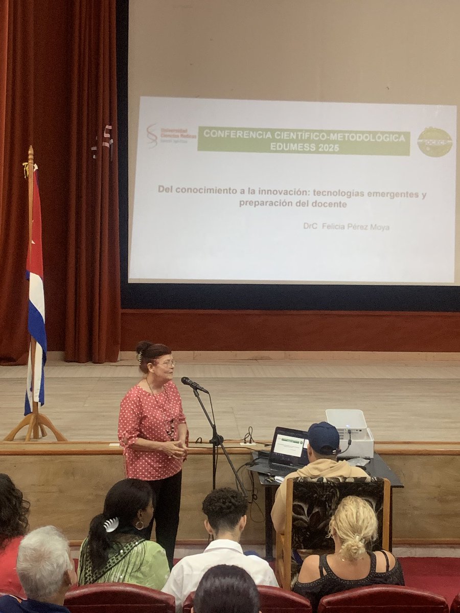 Inicia Edumed 2025 con la Conferencia Magistral por la DraC Felicia Pérez Moya “Del conocimiento a la innovación: tecnologías emergentes y preparación del docente”
#SanctiSpíritusEnMarcha