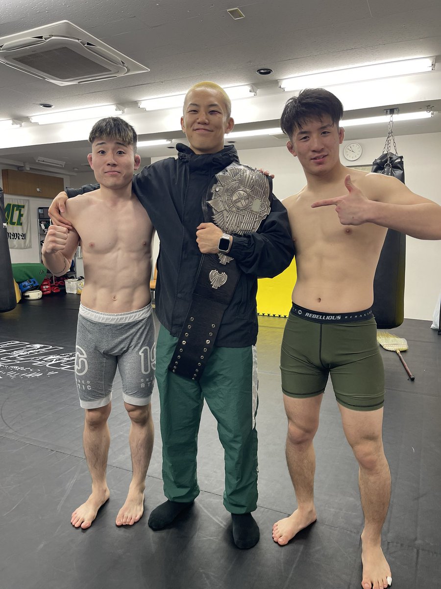 第12代キング・オブ・パンクラシストが挨拶に来てNEXUSで初一本勝ちした田畑翔太が練習再開しました！