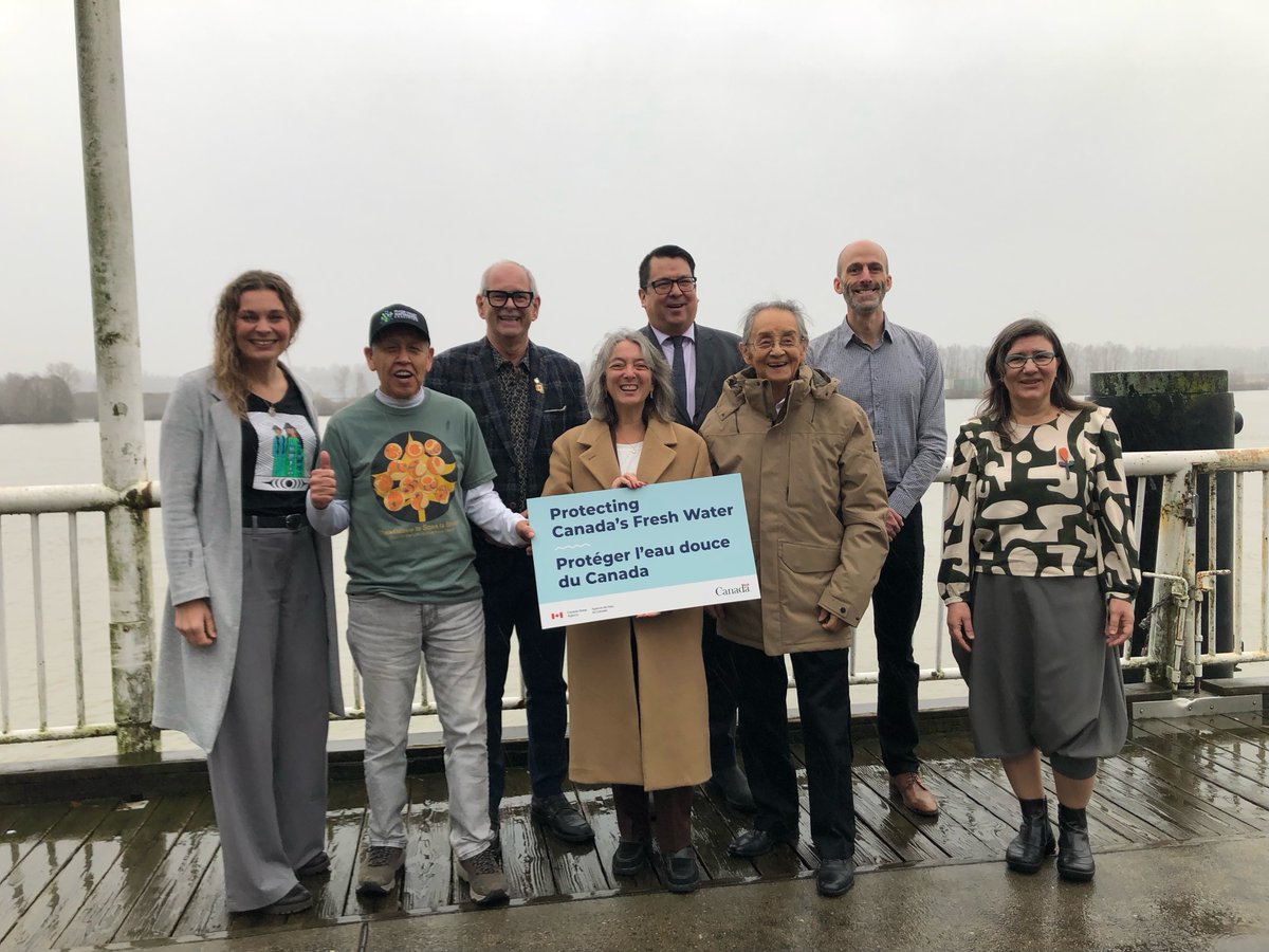 1/2 Minister Dabrusin announced over $4.5 million in funding to support 39 new projects across #Canada through #EcoAction and the Fraser River Freshwater Ecosystem Initiative.