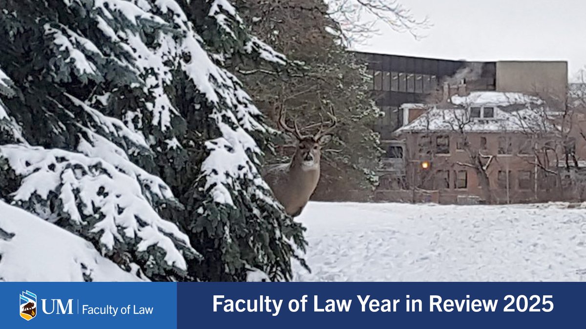 Faculty of Law, University of Manitoba tweet media