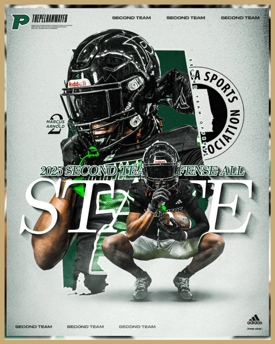 ThePelhamWayFB's tweet image. Congratulations to @MarcusArnold_2 for his selection for All State!
#ThePelhamWayFB

@ThePelhamWayAD
@stutchtone
@PelhamSchools