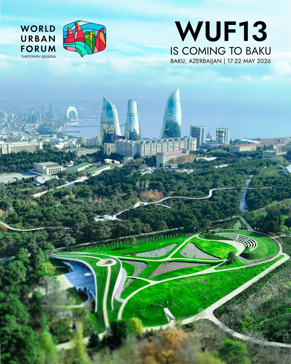 AzEmbHungary's tweet image. President Ilham Aliyev has signed an Order declaring 2026 the “Year of Urban Planning and Architecture” in Azerbaijan.

#WUF13 #WUF13Azerbaijan #Baku2026 #WorldUrbanForum