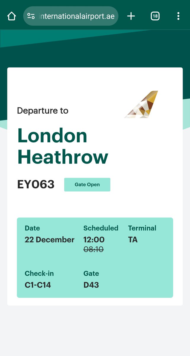 Tamu gw udh 1 jam di dlm pesawat, udh muter² runway, tiba² mesin mati. Akhirnya pax diminta turun, ganti pesawat, mundur 4 jam dari jadwal. Keknya technical issue. 
Etihad oh Etihad