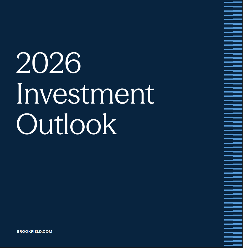 Brookfield's tweet photo. #ICYMI we released our 2026 Investment Outlook. It lays out the structural shifts reshaping the global economy—and why they’re setting the stage for one of the most pivotal investment environments in years.

We share what this means for long-term investors and where we see compelling opportunities emerging across sectors.

Read the full outlook: https://t.co/9yBB6oFj3T