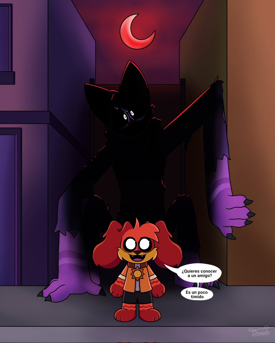 TheBearts_'s tweet image. Day 24 (late): "Alleyway"

#Catnap #Dogday #SmilingCritters #SmilingCrittersAU #Smilingtober