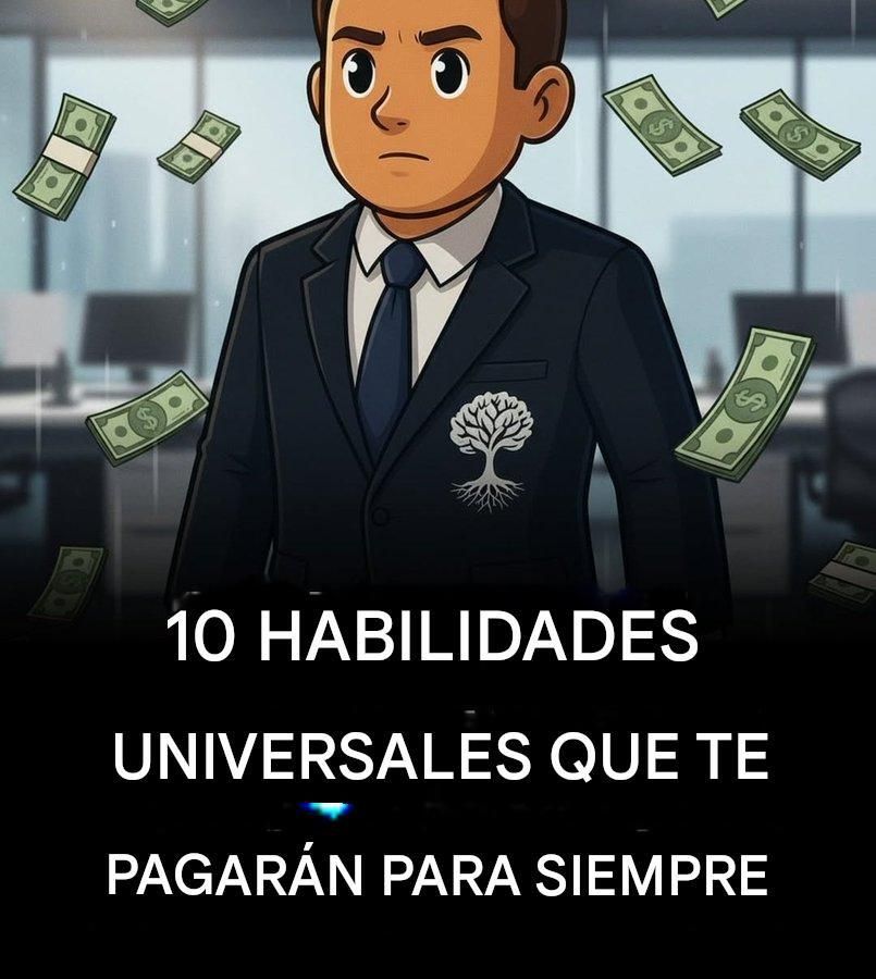 10 HABILIDADES UNIVERSALES QUE TE PAGARÁN POR SIEMPRE:

HILO 🧵