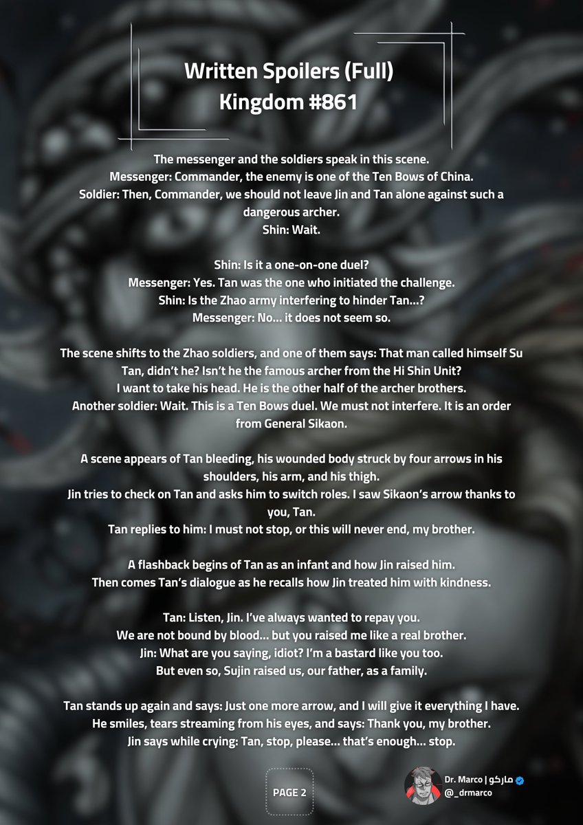 _drmarco's tweet photo. @ClanElite_ #Kingdomspoiler || #Kingdom861
Written Spoilers (Full) Kingdom #861 https://t.co/CfziXhUBoZ