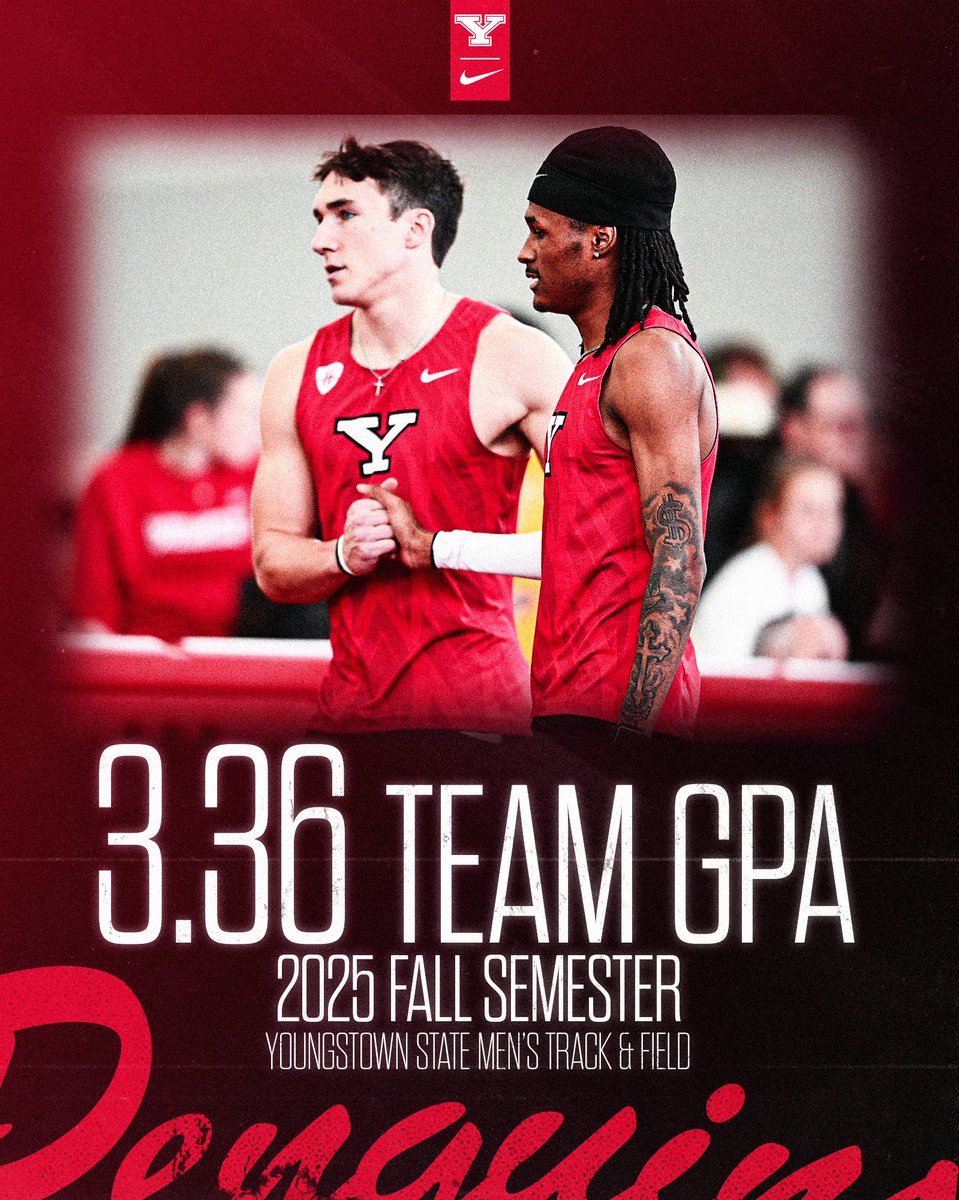 Our men's program had an outstanding performance in the classroom this fall!

📚 3.36 Team GPA
📚 11 student-athletes with a 4.0 GPA
📚 26 student-athletes with a 3.5 GPA or ⬆️
📚 3.43 Team Cumulative GPA

#GoGuins🐧 // #FlyWithTheY 🤘