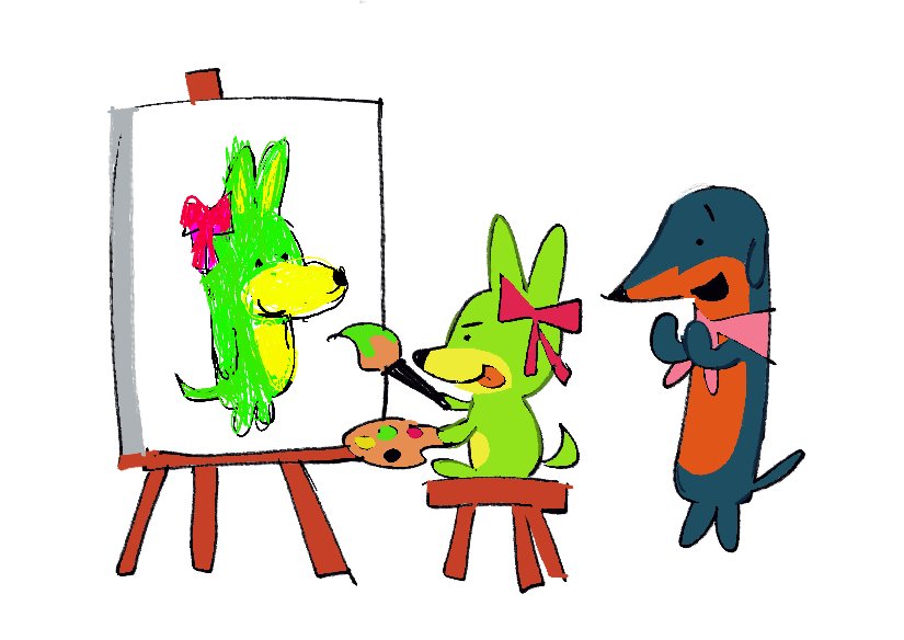 the_angler_mann's tweet image. my little sister's first ever drawing on a graphic tablet