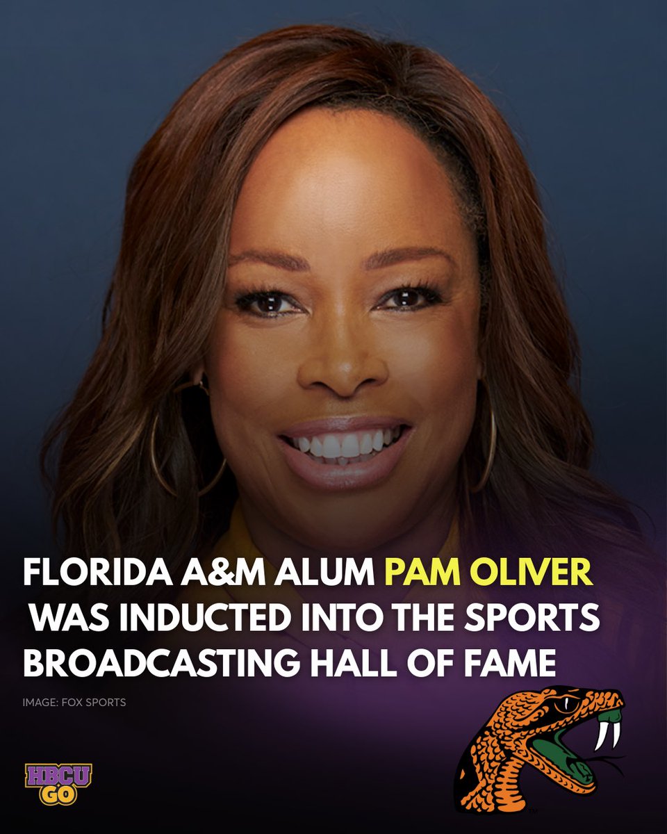 Congratulations to Florida A&amp;M alumna Pam Oliver on her induction into the Sports Broadcasting Hall of Fame🏆

Oliver’s career began in 1985 as a news reporter for WALB in Albany, GA.

By 1993, she had joined ESPN as a sideline reporter.

In 1995, Pam Oliver joined Fox Sports as