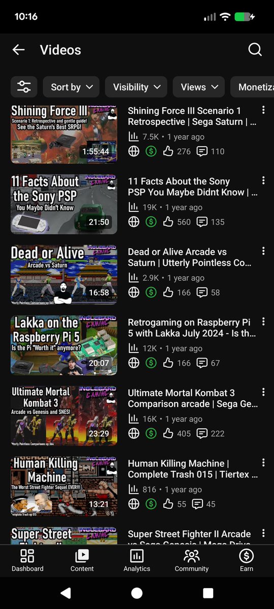 Inglebard4's tweet image. What the death of a YouTube channel looks like.

One year ago vs today.
#youtube #retrogaming #videogames