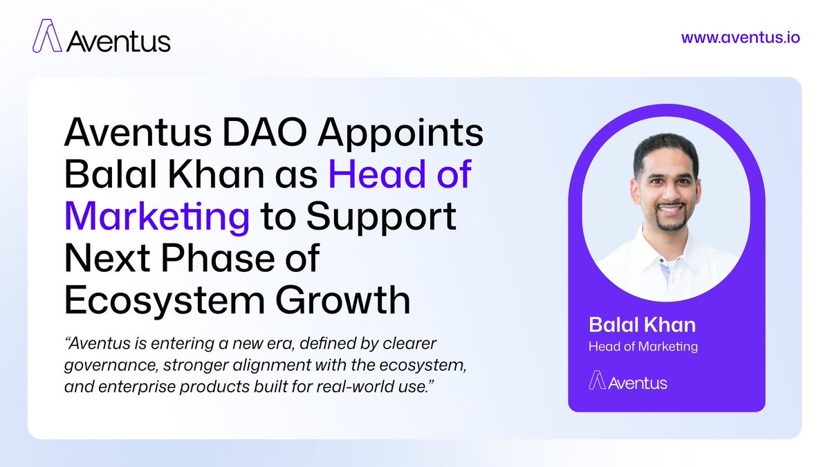 Aventus (@AventusNetwork) / Posts / X