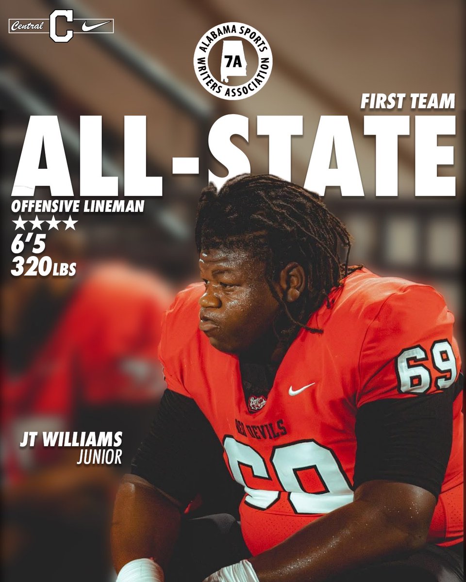 CHSREDDEVILS's tweet image. 𝘼𝙇𝙇-𝙎𝙏𝘼𝙏𝙀 𝙎𝙀𝙇𝙀𝘾𝙏𝙄𝙊𝙉𝙎!

Congratulations to all of our First Team All-State selection for 2025! 
#centralfootball