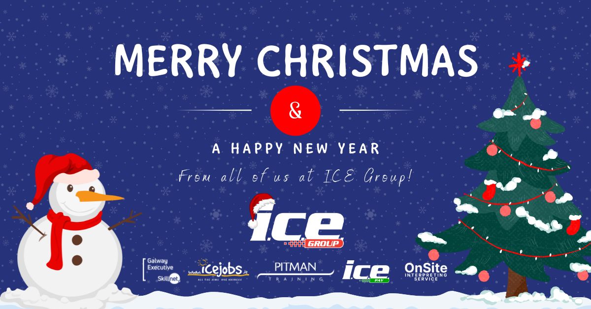 🎄 Merry Christmas from ICE Group! 🎄

As we wrap up another fantastic year, we want to take a moment to thank all our amazing clients, partners, and team members for your continued support.

From all of us at ICE Group, we wish you a joyful Christmas

icegroup.ie