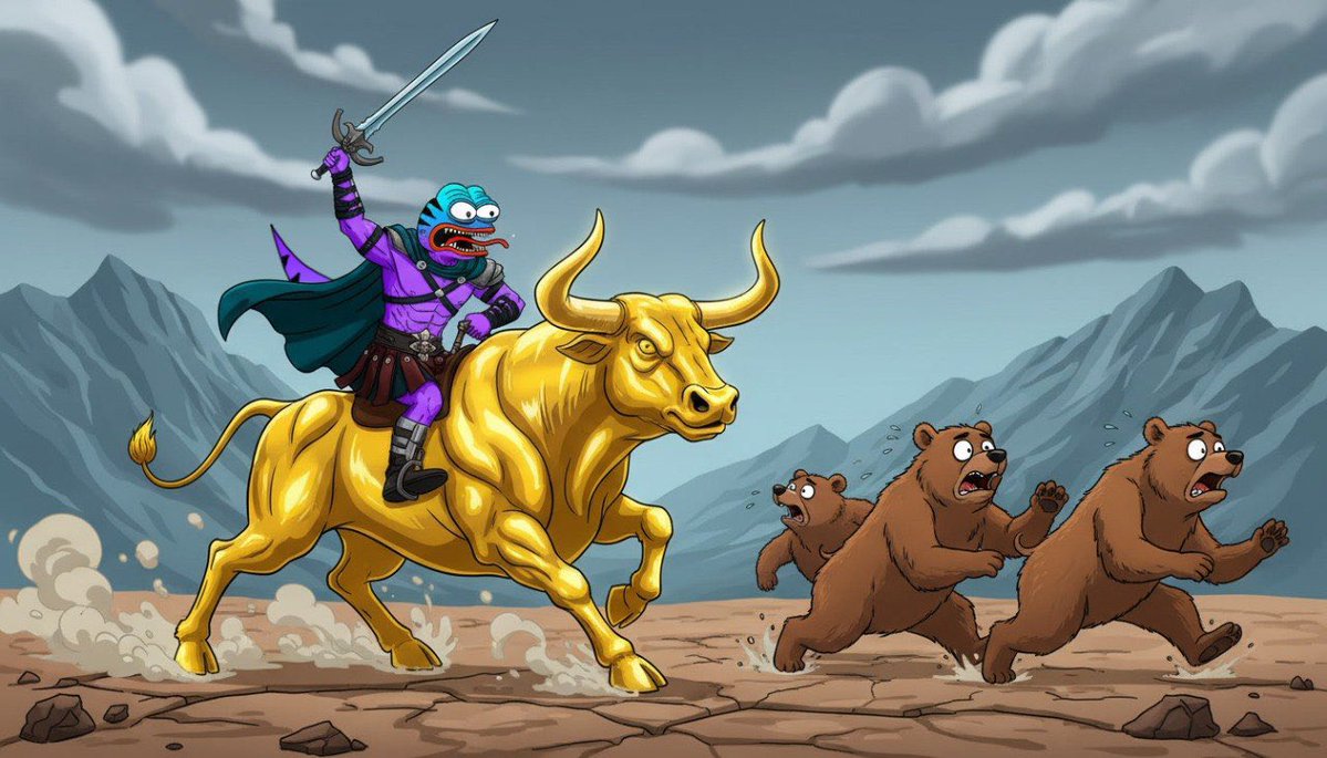 DinosolMeme's tweet image. Unleash the bull