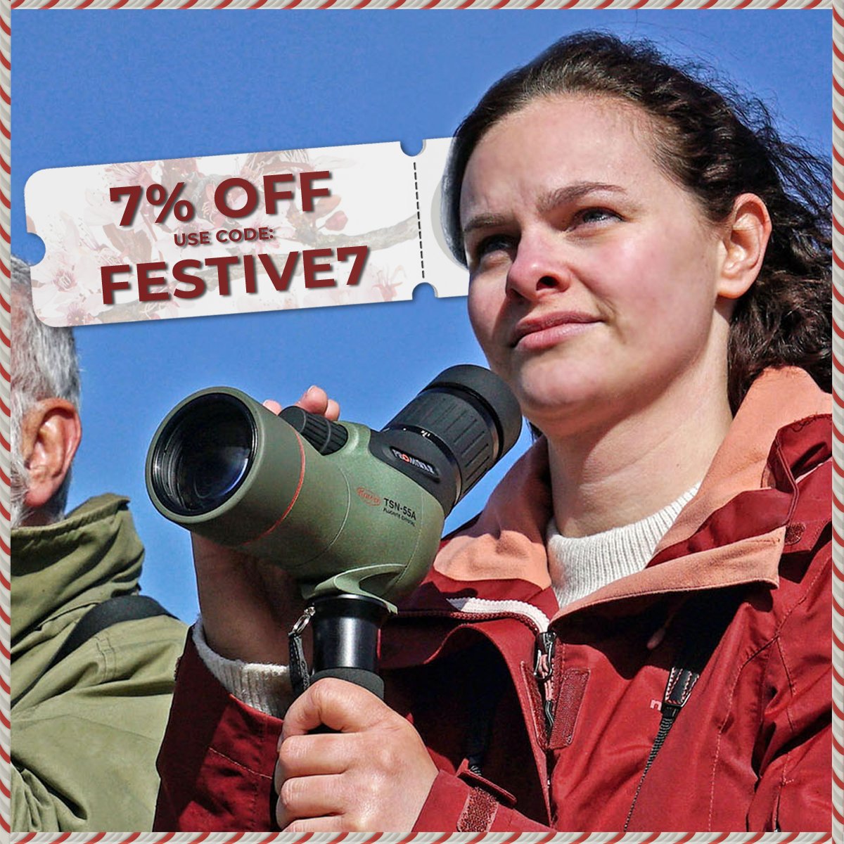 swoptics's tweet image. Kowa TSN-55A PROMINAR 17–40x Spotting Scope: A compact, premium spotting scope delivering outstanding clarity and colour thanks to fluorite crystal optics.

Price: £2,089.00
With code FESTIVE7: £1,942.77

🔗 shorturl.at/FHohu

#Kowa #Festive #SpottingScope #Nature #Outdoors