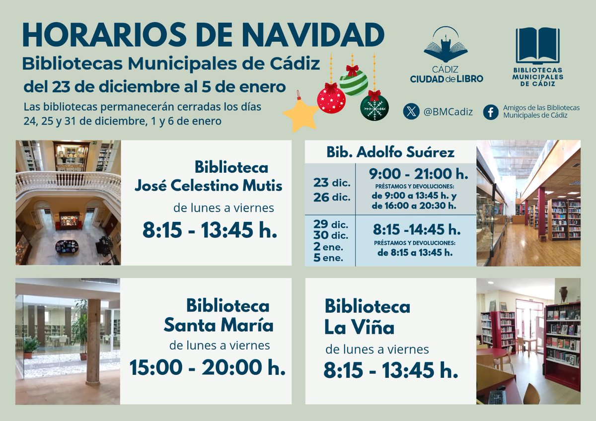 Bibliotecas Cádiz tweet media